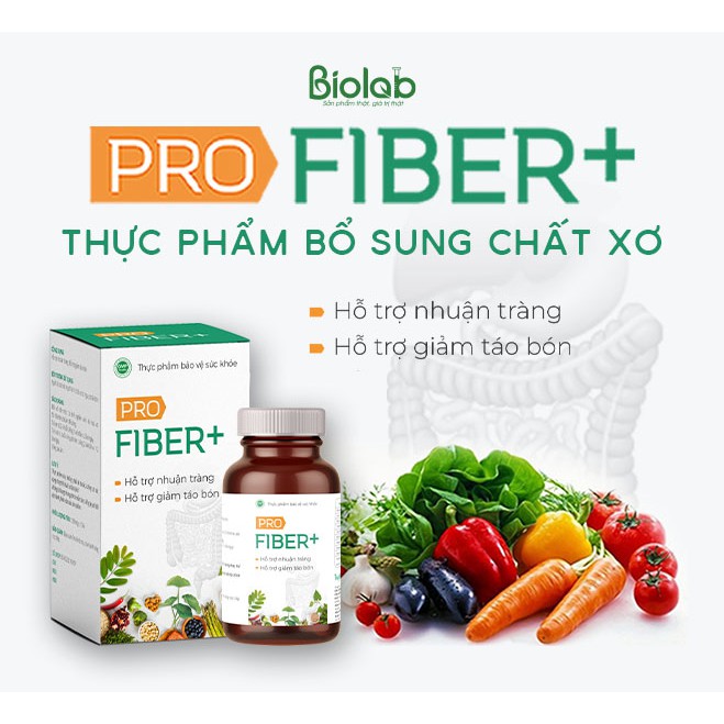 Viên Uống PRO FIBER  bổ xung chất xơ , hỗ trợ đường tiêu hóa