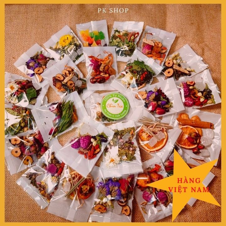 [ HÀNG VIỆT NAM ] Trà Thảo Mộc Oganic/ Trà Hoa Tổng Hợp ❤️ Detox - Chăm Sóc Sức Khỏe, Sắc Đẹp ❤️ - P1