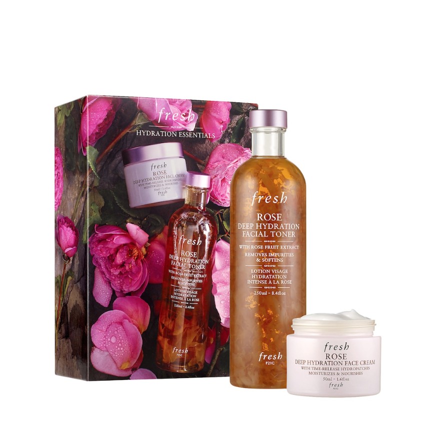 rose hydration skincare set