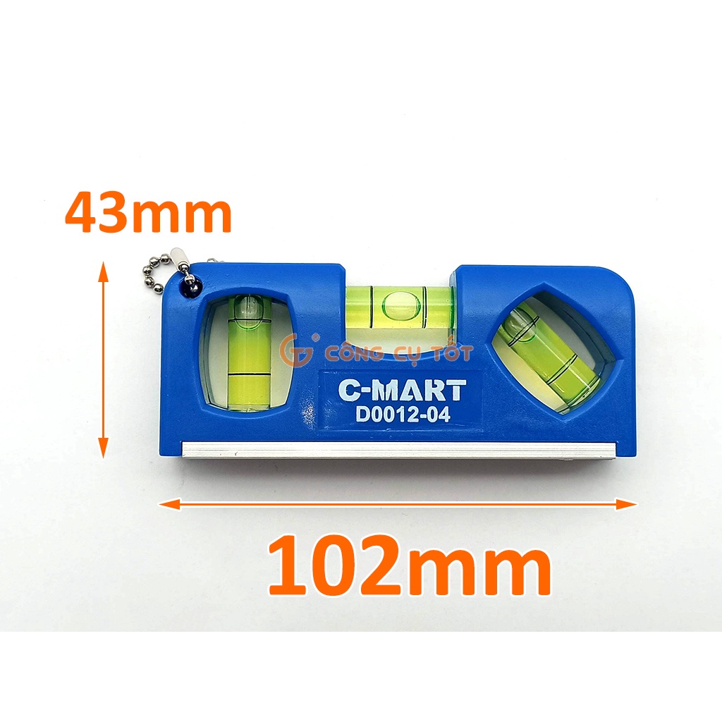Thước thủy nivo từ 10cm C-Mart D0012-04