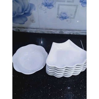 Bộ Bát Đĩa Minh châu(hoa mặt trời) (full set đĩa 1 tô + 6 đĩa to )
