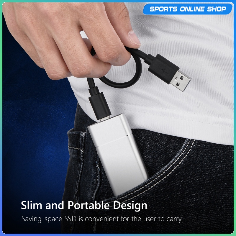 Cáp Chuyển Dữ Liệu Ssd Usb3.1 Hợp Kim Nhôm S3 Cho Điện Thoại Android / Pc / Laptop | BigBuy360 - bigbuy360.vn