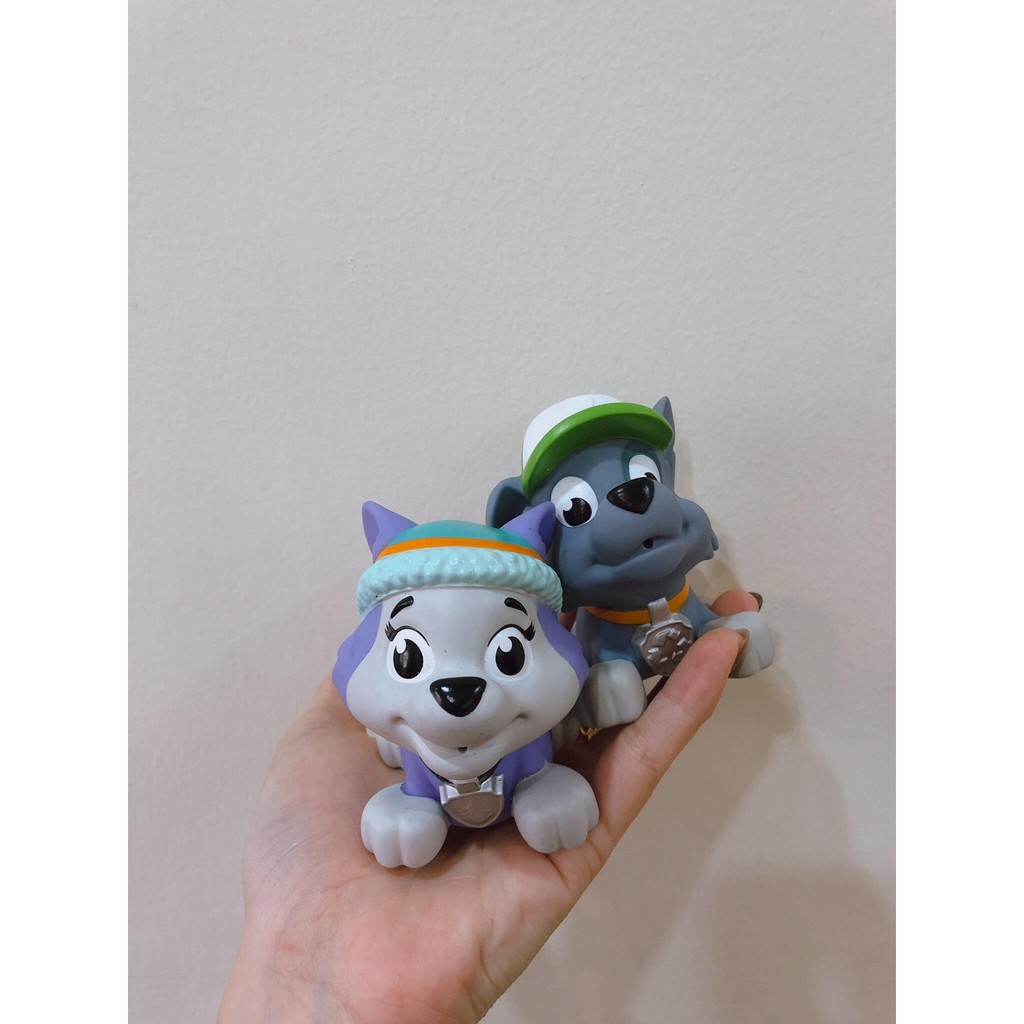 Bộ Paw Patrol Những Chú Chó Cứu Hộ Bằng Cao Su Phun Nước - Đồ Chơi Nhà Tắm