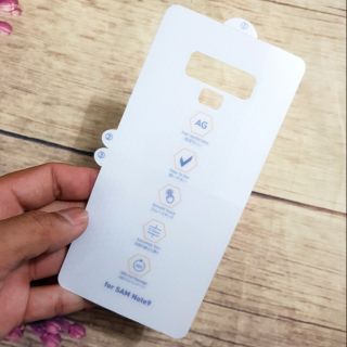 Dán PPF nhám mờ chống vân tay Samsung Note 9 dán mặt sau cao cấp