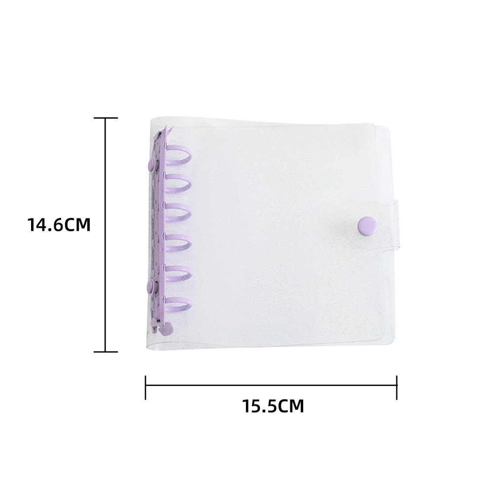 Sổ Còng Binder Vỏ bìa sổ đựng thẻ ảnh mini / Giấy bấm 6 lỗ xinh xắn