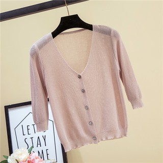 (HÀNG ORDER) Áo cardigan len mỏng M0106 KS