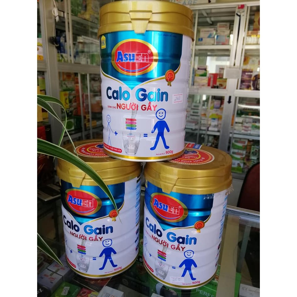 Sữa tăng cân Calo gain Asuen 900g - Hấp thu khỏe, mau tăng cân cho trẻ từ 1 tuổi