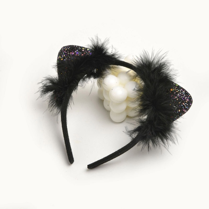 Cài Tóc Hình Tai Cáo Đính Kim Sa Lấp Lánh Dành Cho Người Lớn Và Trẻ Em Hóa Trang Phát Sóng Trực Tiếp