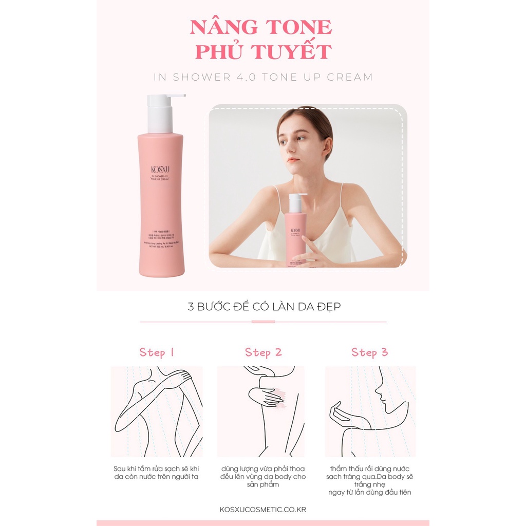 TẮM TRẮNG KOSXU Phiên Bản Mới Nhất