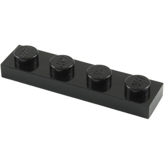 [1 Cái] LEGO Tấm Đế 1x4 Màu Đen ID 371026 3710