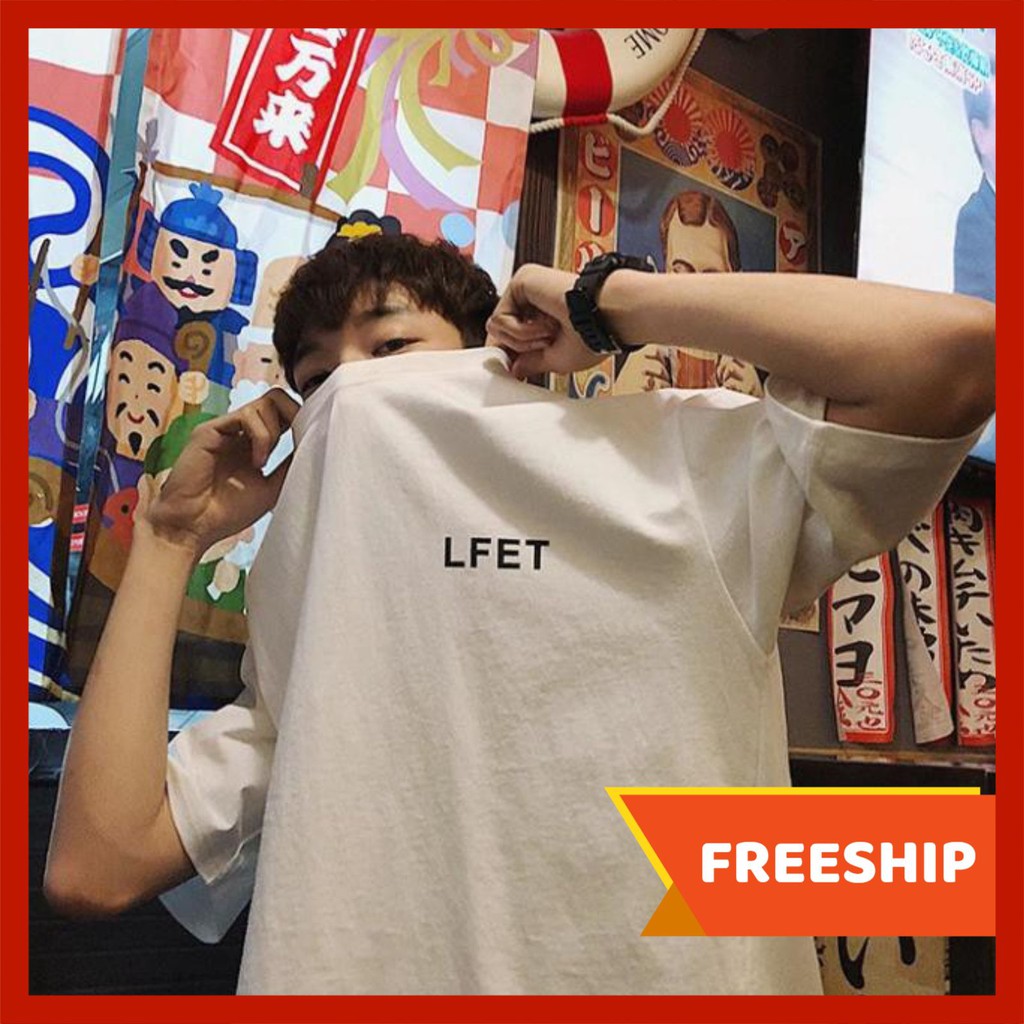 Áo thun nam nữ unisex tay lỡ PT5, áo phông tay lỡ unisex form rộng oversize streetwear LF 84