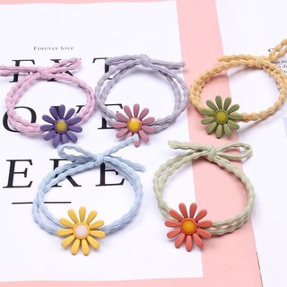 Dây cột tóc đẹp❤FREESHIP❤Dây cột tóc hoa cúc, chun cột tóc, vòng đeo tay đính hạt