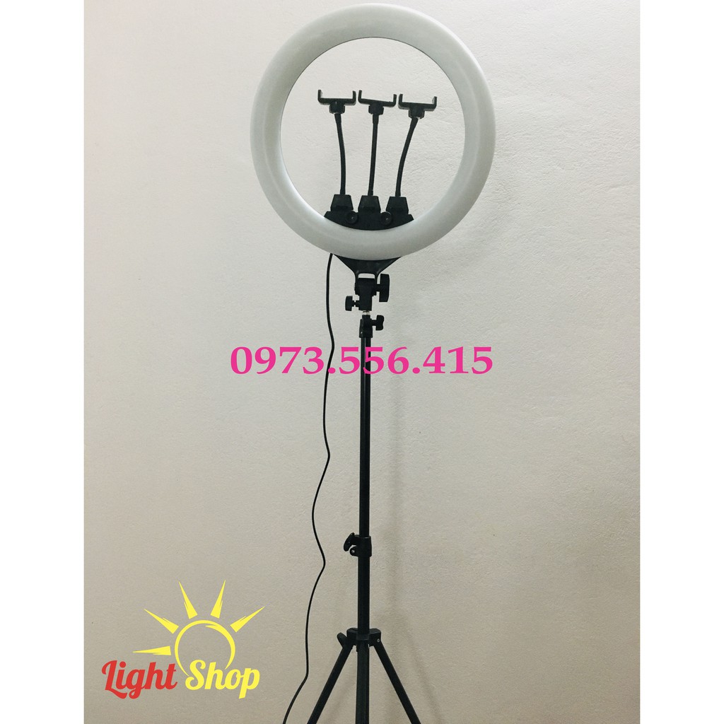 [Siêu Rẻ]  Đèn Livestream 45cm Điều Khiển🌻FREESHIP 70K 🌻 Đèn Hỗ Trợ Make Up, Chụp Ảnh, Spa, Phun Xăm | BigBuy360 - bigbuy360.vn