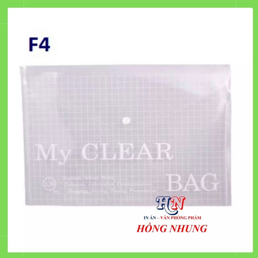 [Combo 12 Cái] Bìa Nút F4, Xấp 12 Cái giúp bảo vệ giấy tờ của bạn không bị hư hỏng.