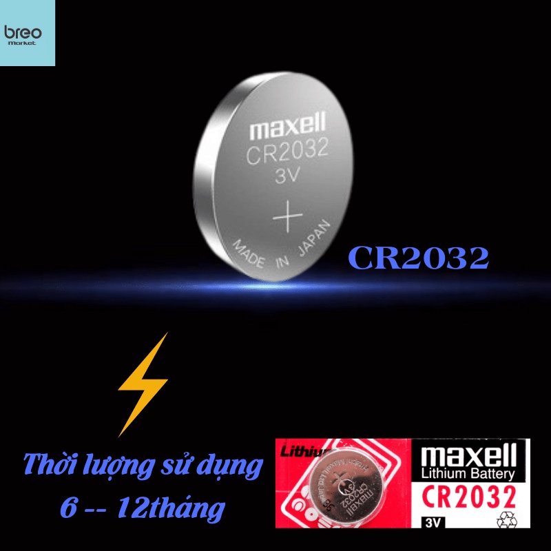 Pin CMOS Maxell CR2032 - 2032 Lithium 3v Chất Lượng Cao