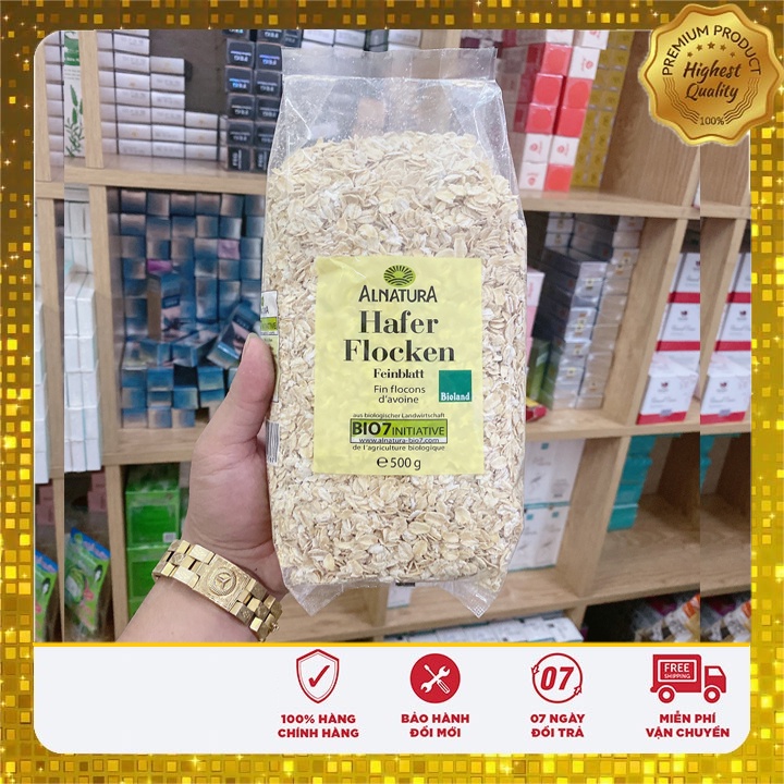 yến mạch hafer flocken bịch 500gr ăn kiêng hiệu quả