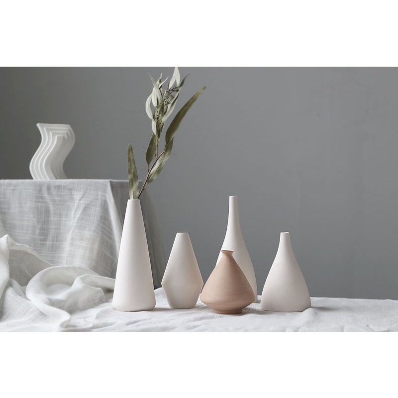 BÌNH PASTEL JV BÌNH GỐM TRANG TRÍ , BÌNH TRẮNG , BÌNH HOA TRANG TRÍ NHÀ CỬA GIÁ RẺ TIMEDECOR