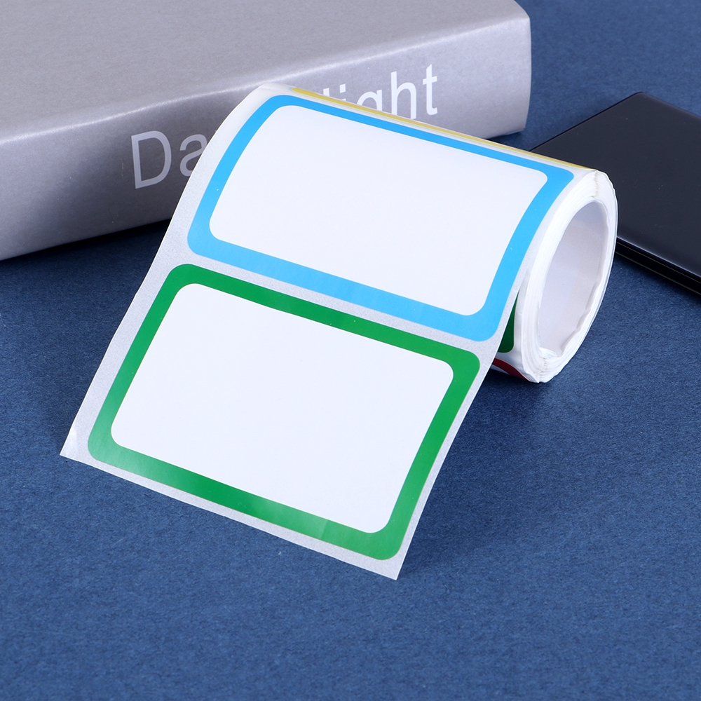 LETTER 150Pcs/Roll Packaging Seals Color Blank Mark Special Tag Name Labels