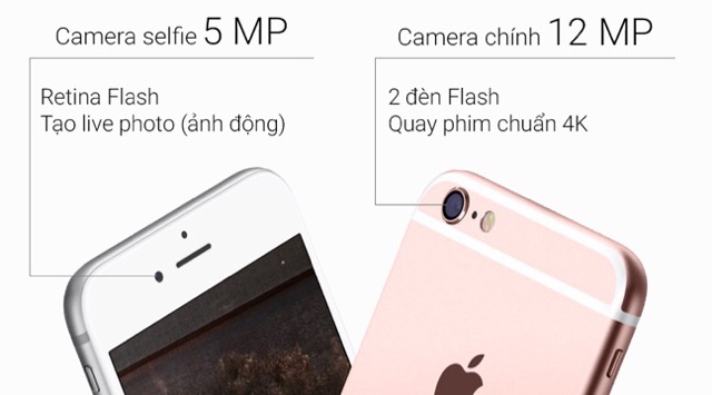 Điện Thoại Apple Iphone 6s plus. Hàng cũ đẹp 90%. Mất vân tay.