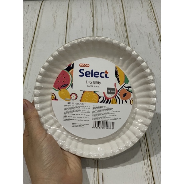 Đĩa giấy 16cm