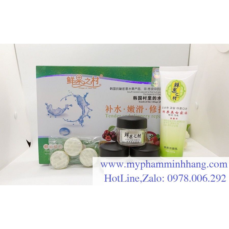 BỘ DECHANGKUM CHIẾT XUẤT HOA QUẢ 4IN1