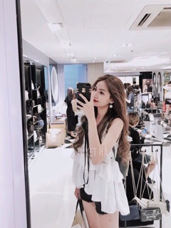 Áo sát nách bèo tầng