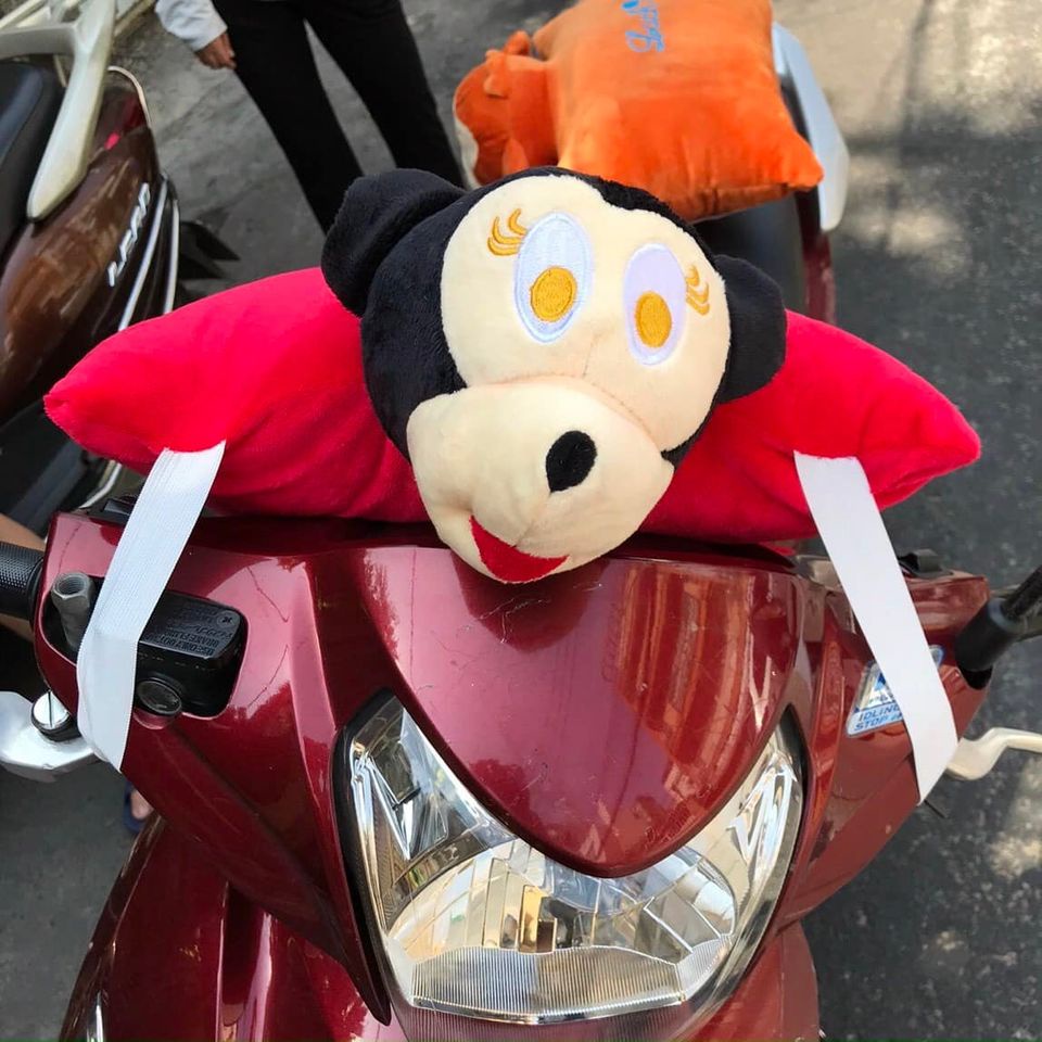 Gối đi xe máy cho bé siêu dễ thương