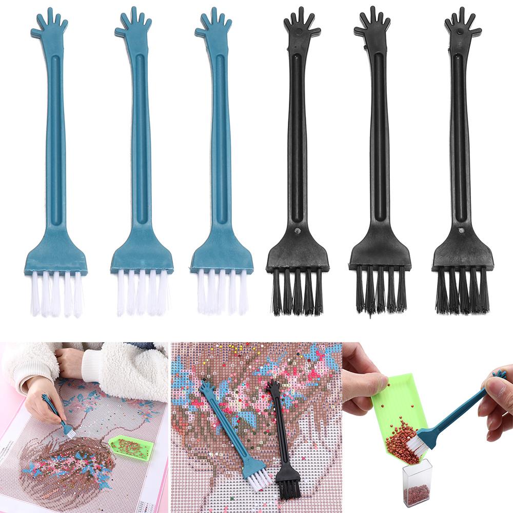 Set 6 Chổi Vệ Sinh Tranh Thêu Thủ Công DIY Tiện Dụng