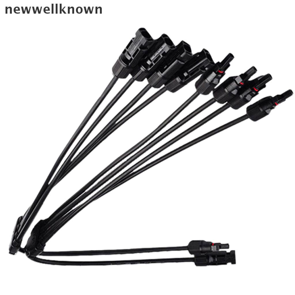 Bộ 2 Dây Cáp Kết Nối Bảng Điều Khiển Năng Lượng Mặt Trời Mc4 Mới Từ 1 Sang