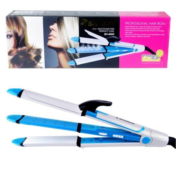Máy làm tóc 3in1, làm thẳng, xoăn và đập sóng Shinon chính hãng