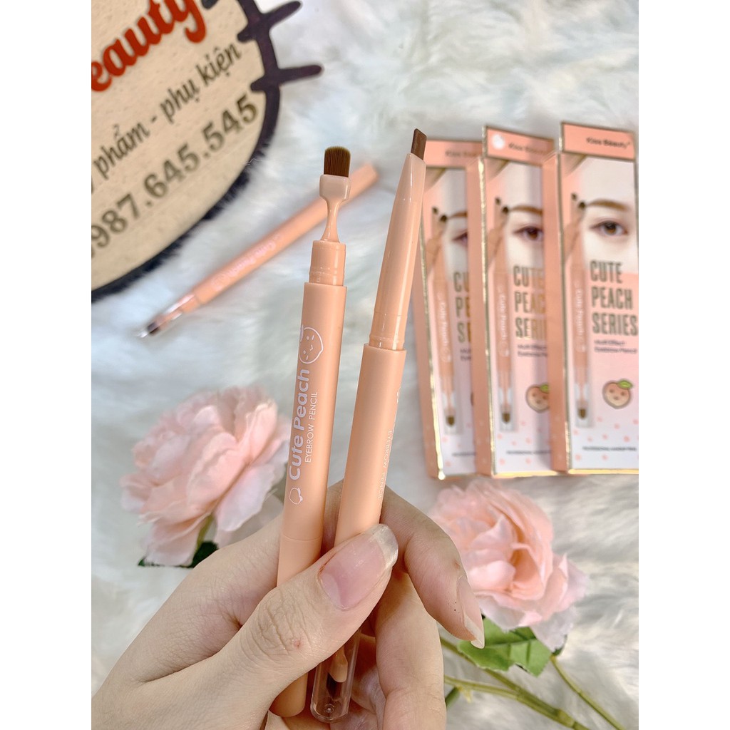 Chì kẻ mày 2 đầu Cute Peach Series KB E318 | BigBuy360 - bigbuy360.vn
