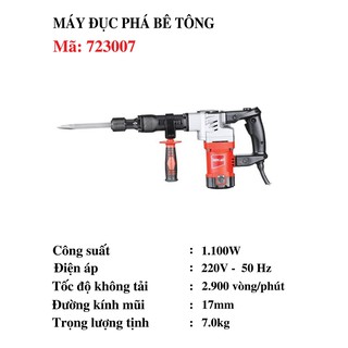 Máy đục bê tông sencan 723007