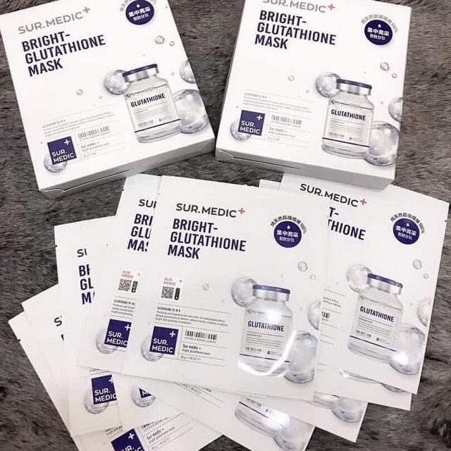 Mặt nạ làm trắng chuyên sâu Sur.Medic Bright-Glutathone Mask