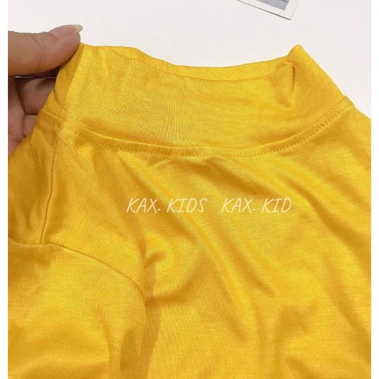 Áo bún thun lạnh dài tay thu đông bé trai bé gái size nhí