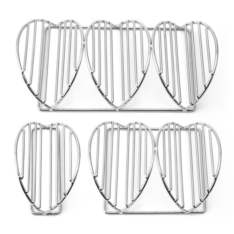 Giá Đỡ Bánh Taco Bằng Thép Không Gỉ 3 Kích Cỡ