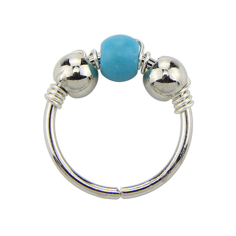 Set 12 khuyên đeo mũi / tai / sụn chất liệu thép không gỉ