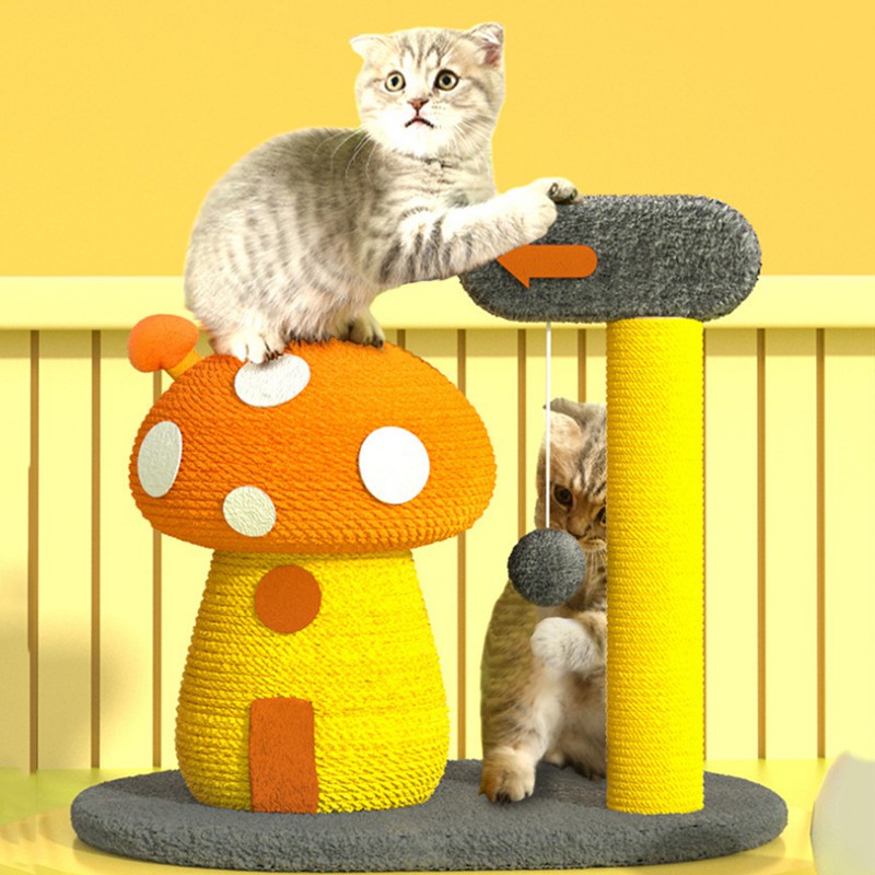 Đồ Chơi Cào Móng Hình Ngôi Nhà/Cây Nấm/Gà Cho Mèo Cưng