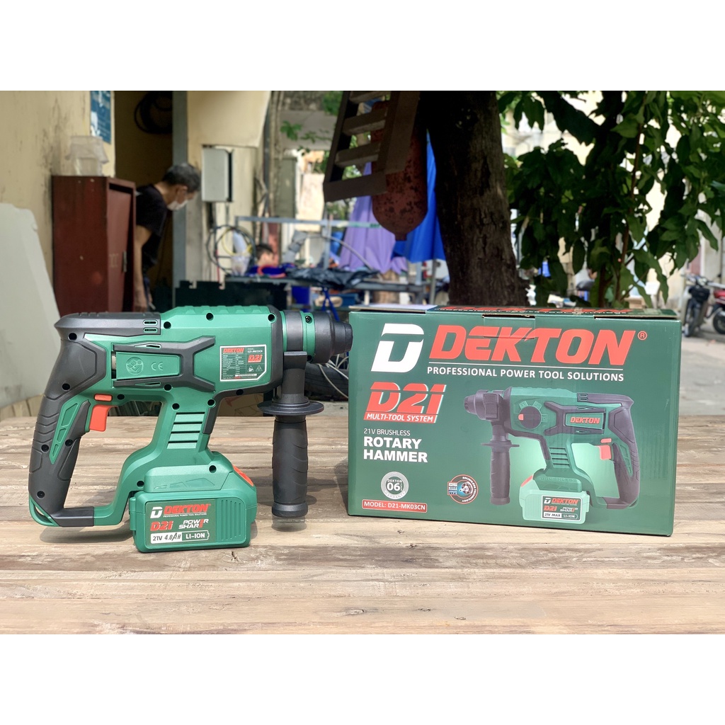 Máy Khoan 3 Chức Năng Dekton / Motor Brushless / SDS PLUS  / D21-MK03CN / Dùng Pin D21   HÀNG CHÍNH HÃNG