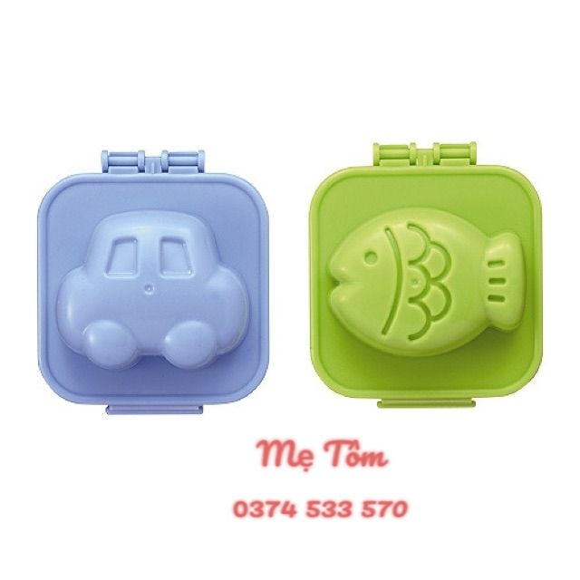 Combo 2 khuôn cơm/khuôn đậu hũ - Nhật Bản NPP Baby Tôm