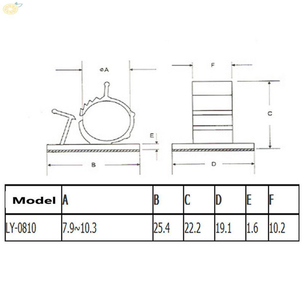 Set 10 / 20 / 50 Kẹp Giữ Dây Cáp Đa Năng
