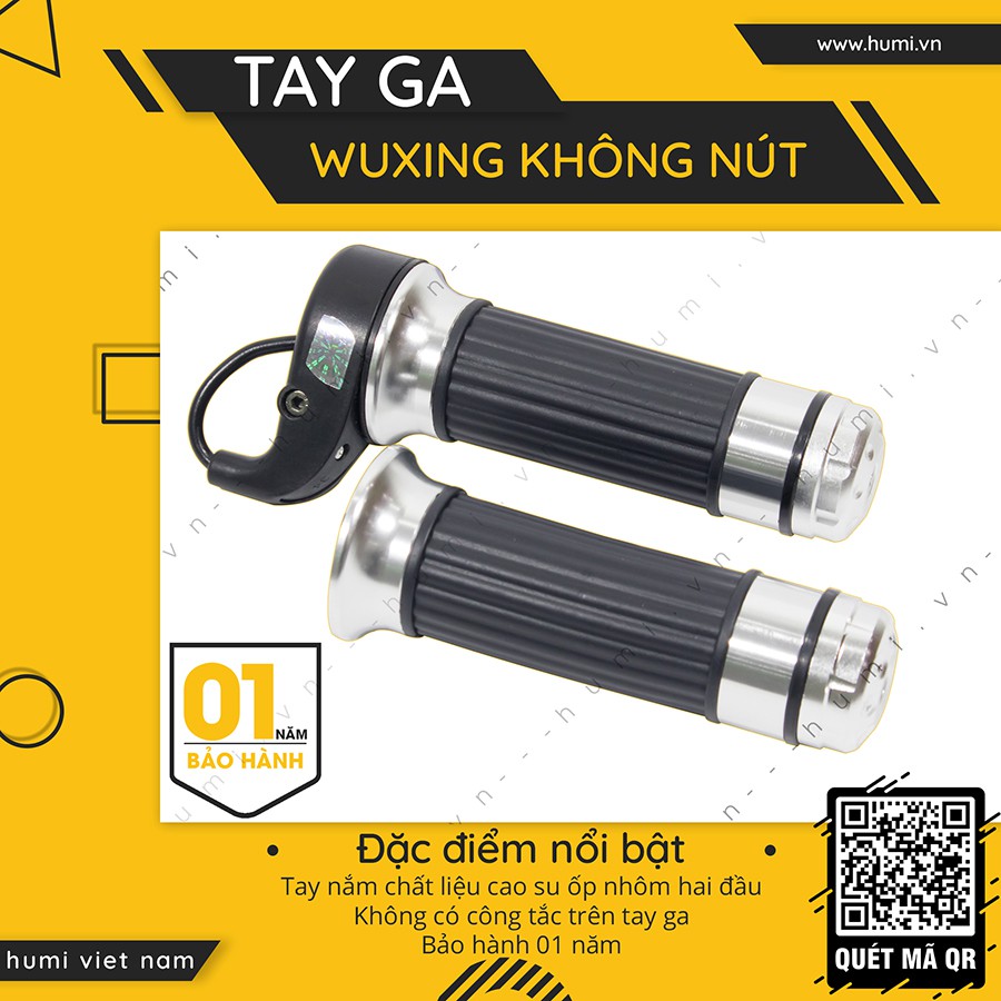 Tay ga Xe Điện KỊCH KHUNG loại Tốt Nhất WUXING có nút