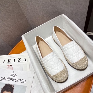 giày slip on đế cói da hàng l1