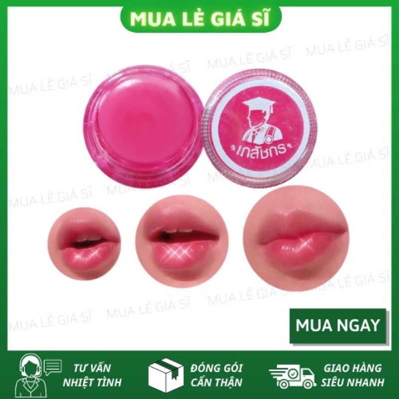 Combo 24 hũ son Lip care dưỡng Hồng môi thái lan