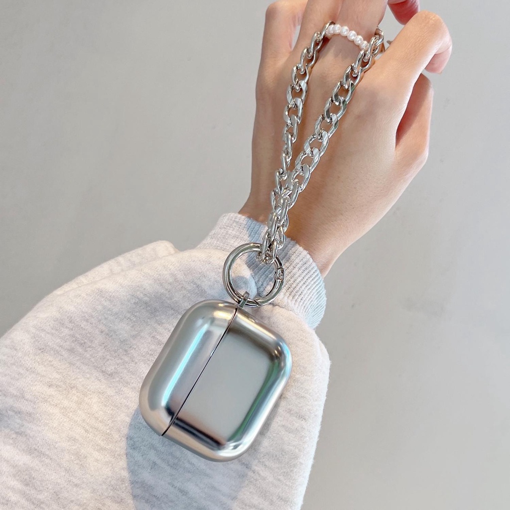 Vỏ Bảo Vệ Hộp Sạc Tai Nghe Bluetooth AirPods 1 2 PRO 3 2021 gen3 PRO 2 2022 Bằng PC Cứng Nhám Họa Tiết Đơn Giản