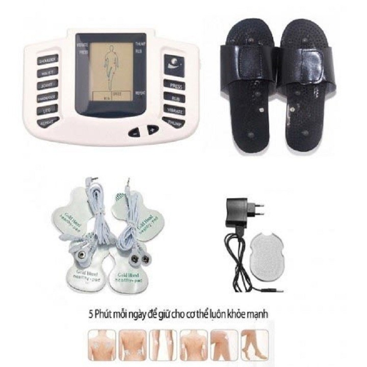 Máy Massage Xung điện Trị Liệu 6 Miếng Dán & Massage Chân NK-105