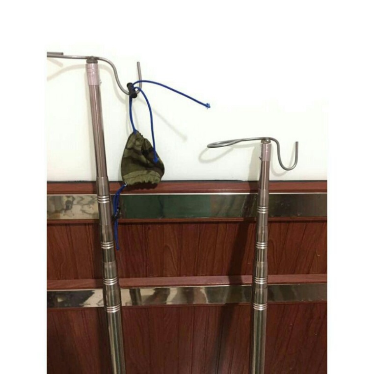 Sào bẫy chim, treo lồng chim,sào rút inox đã năng - siêu giảm giá