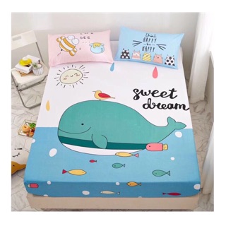 Set ga gối cotton 3d