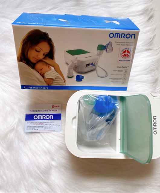 Máy Xông Mũi Họng Cho Trẻ Sơ Sinh Và Em Bé OMRON DUOBABY™ ( Máy có 2 tính năng - Hút Mũi và Xông Khí Dung)