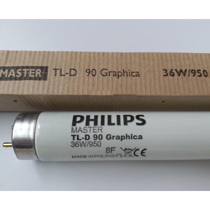 (SALE) Bóng kiểm màu Philips Master TL-D 90 Graphica 36W/950