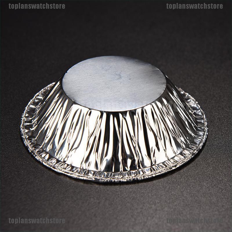 【COD•tope】50pcs Disposable Aluminum Foil Baking Cookie Muffin Cupcake Egg Tart